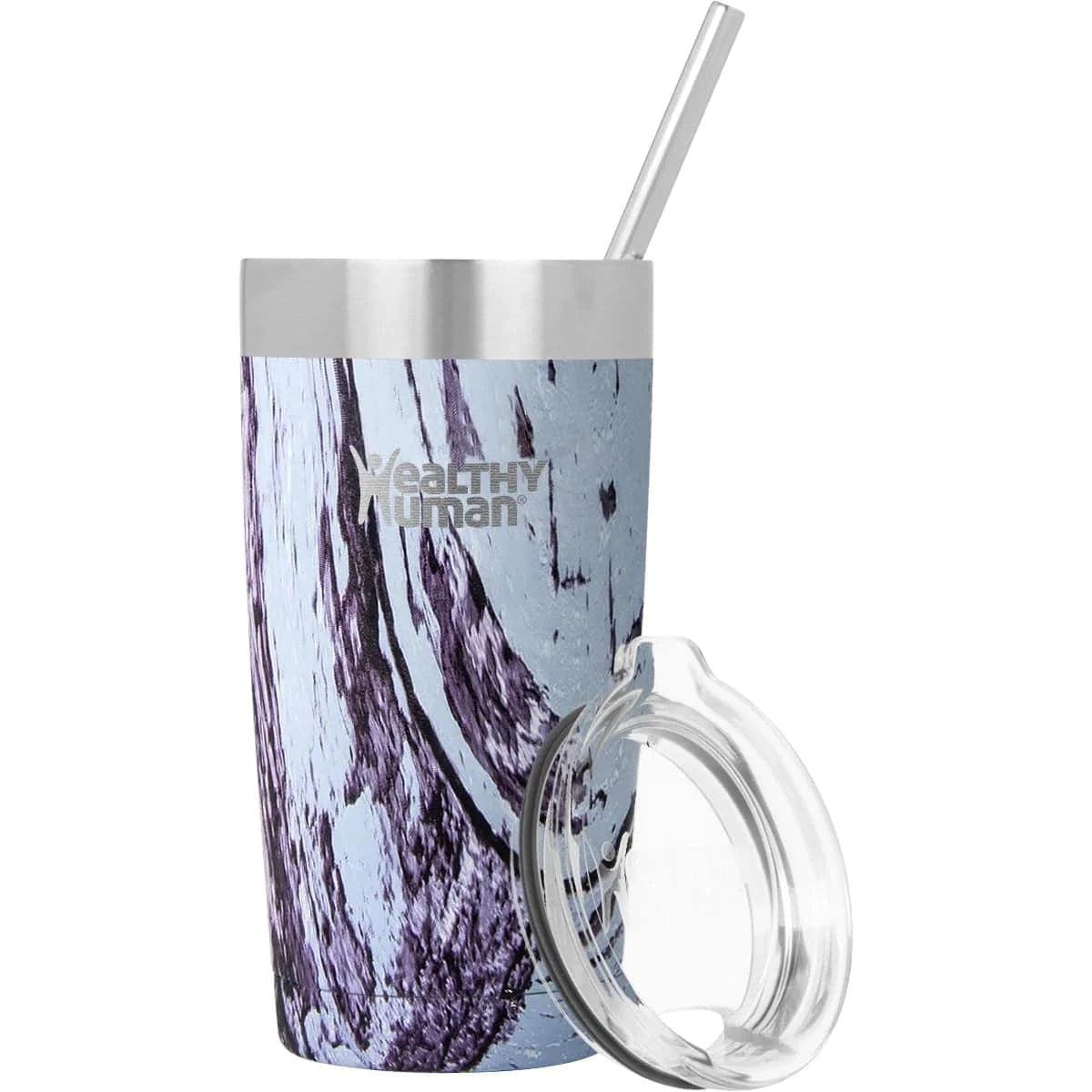 Healthy Human Cruiser Tumbler 20oz in orchid driftwood with a sleek drink accessory design, ideal for on-the-go hydration.