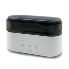 AW Gifts, Modern Aroma Diffuser - Led Clock - USB-C - Flame Effect