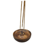 Plain incense stick and cone burner disc by AW GIFTS, minimalist accessory for burning incense sticks and cones.