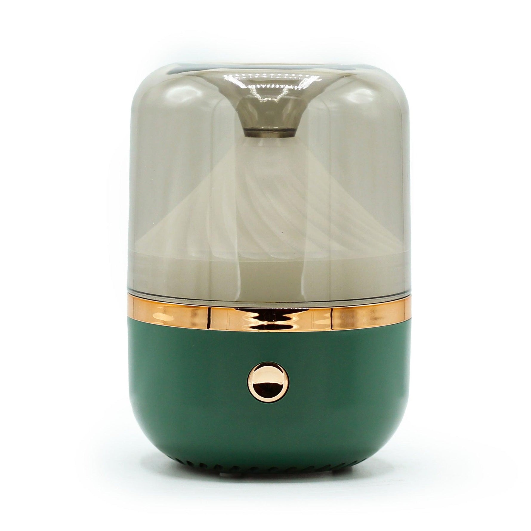 AW Gifts Urban Aroma Diffuser in white and bronze with USB, color-changing feature, sleek accessory for home or office.