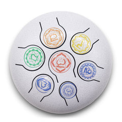 AW Gifts, Steel Tongue Happy Drums 7 Chakra - 18cm