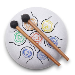AW Gifts, Steel Tongue Happy Drums 7 Chakra - 18cm