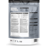 Vivo Life plant-based protein powder with 30 servings, showing the protein powder container and scoop on a white background.