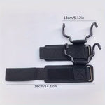 Pair of TEMU widened weightlifting grip hooks and wrist straps for pull-up assistance, designed to improve grip and support during lifts.