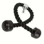 PowerPulse Pro dual-grip arm training rope by TEMU, showing the thick, textured rope with dual handles for strength exercises