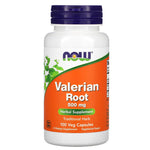 MKSTAVRINOS NOW Foods Valerian Root 500 mg vegan capsules, 30 capsules in a bottle, for relaxation and sleep support