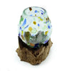 Molten Coloured Glass on Gamal Wood – Medium Bowl