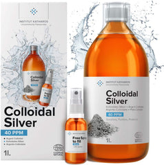 Institut Katharos, Premium Colloidal Silver 40ppm 500mL