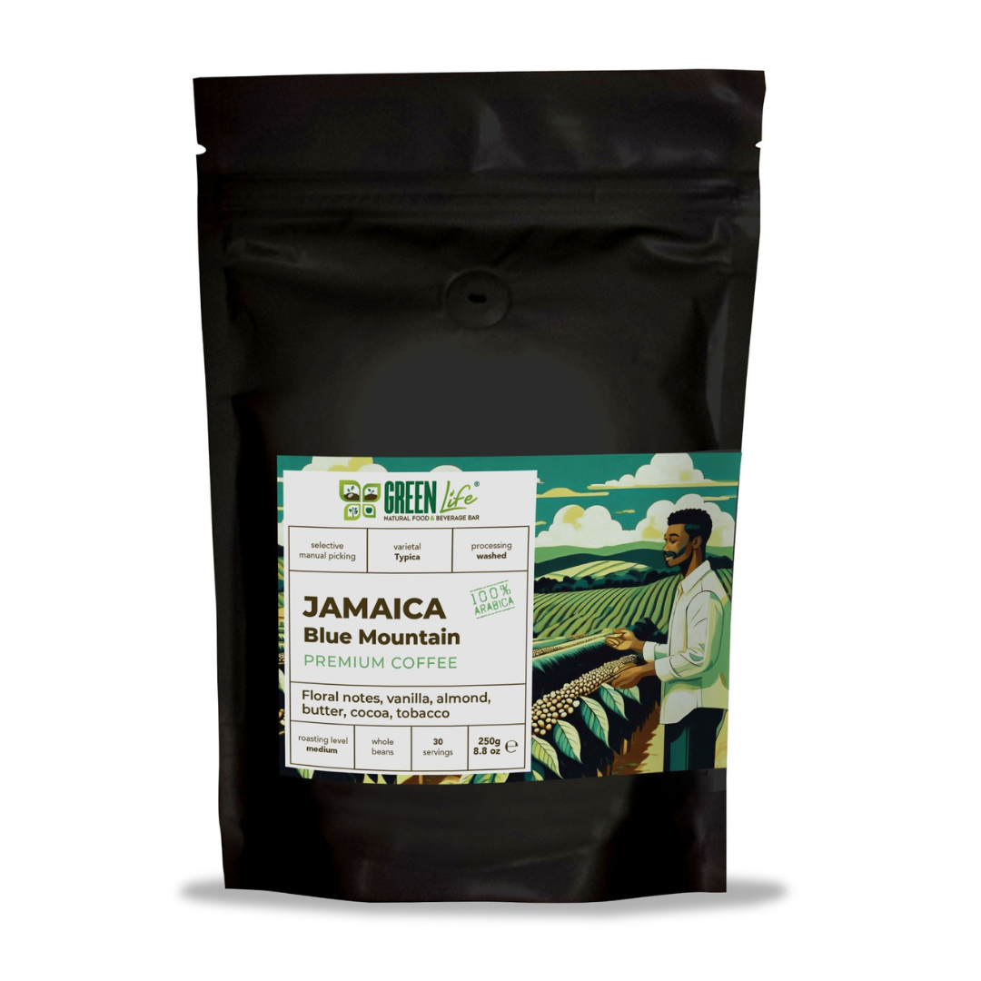 Jamaica Blue Mountain - Green Life Premium Coffee - 250g - GREEN LIFE CYPRUS