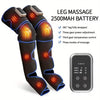 Electric Full-Leg Wrapping Massager with Adjustable Intensity & Heat Therapy