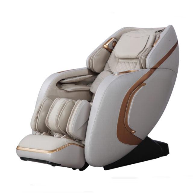 VIKING FITNESS A-632 massage chair with padded armrests and control panel for full-body relaxation.