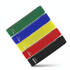 Full-Body 5-Pack Vibrant Resistance Band Set Versatile, No-Slip Elastic Bands for Home Gym & Stretching