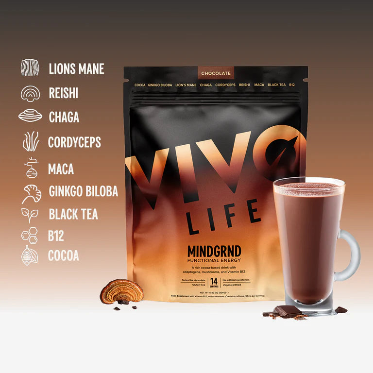MINDGRND Ρόφημα με βάση το κακάο - 1 x 154g - Vivo life