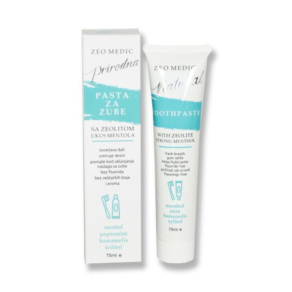 ZEO-MEDIC Natural toothpaste with zeolite (peppermint & menthol) 75ml