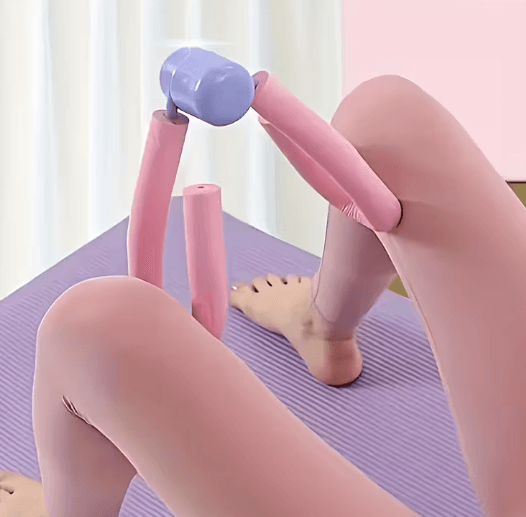 TEMU pelvic floor and inner thigh trainer accessory with ergonomic design for toning and strengthening muscles.