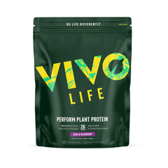 LARGE PERFORM Raw Plant Protein & BCAA - Vivo Life - GREEN LIFE CYPRUS