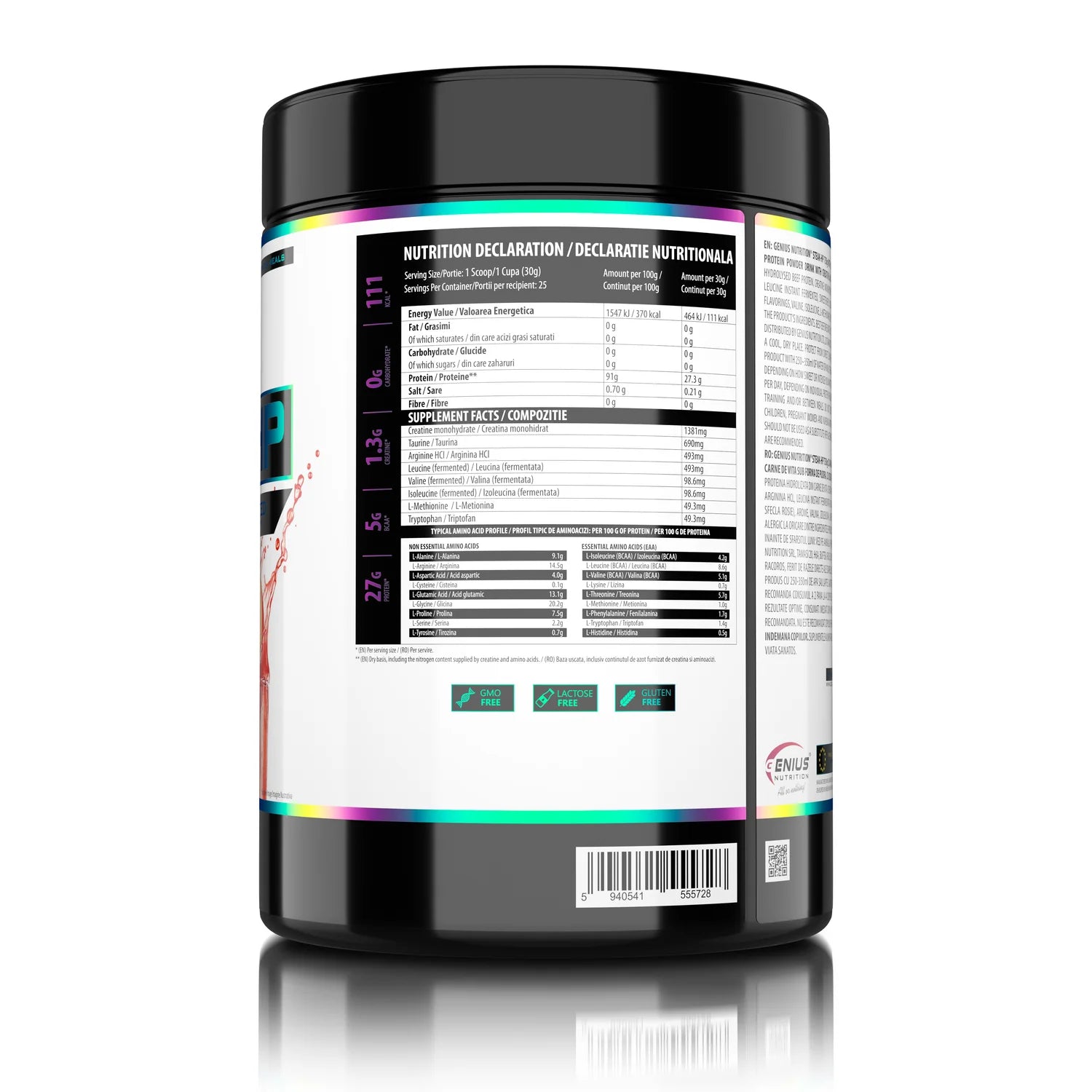 STEAK-HP 750g/25μερίδες, Genius Nutrition
