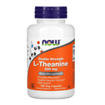 Old Products L-Theanine supplement capsules, 200 mg, 120 vegetarian capsules for relaxation and focus.