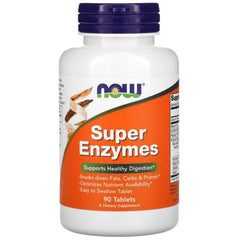 NOW Foods, Super Enzymes, 90 Δισκία