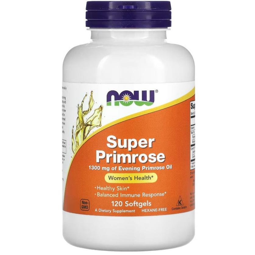 Now, Super Primrose, 120 softgels - GREEN LIFE CYPRUS