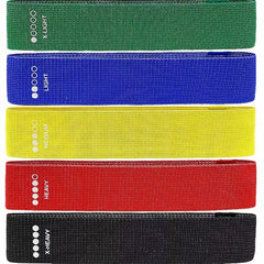 Pack of 5 Heavy-Duty Resistance Bands