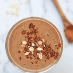 Vegan smoothie recipe book by Green Life Books featuring healthy and delicious smoothies, including a coffee-flavored recipe.