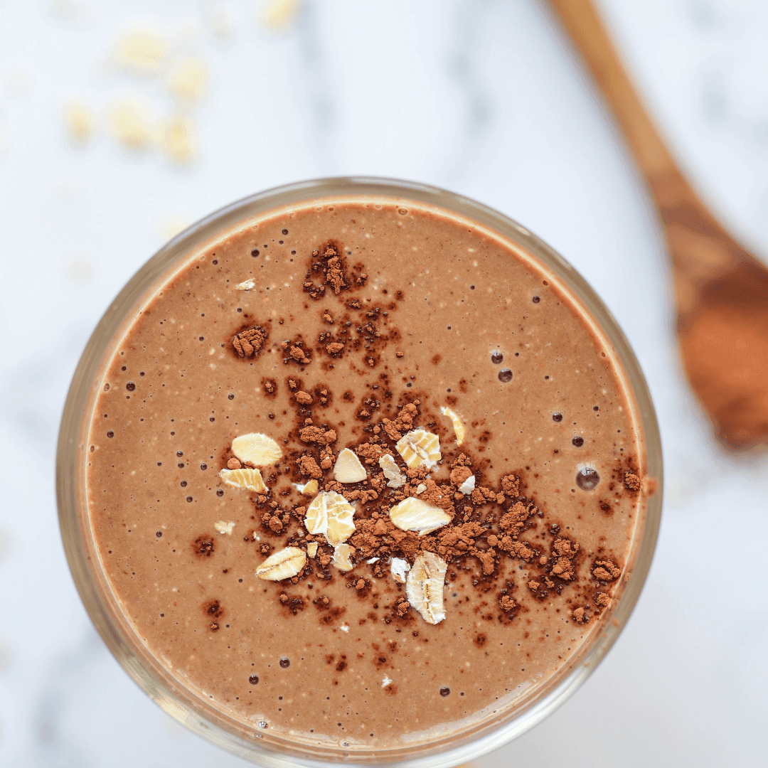 Vegan smoothie recipe book by Green Life Books featuring healthy and delicious smoothies, including a coffee-flavored recipe.