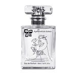 Green Life Aphrodite Edition perfume bottle with green and gold accents, elegant design inspired by B*rberry Her.