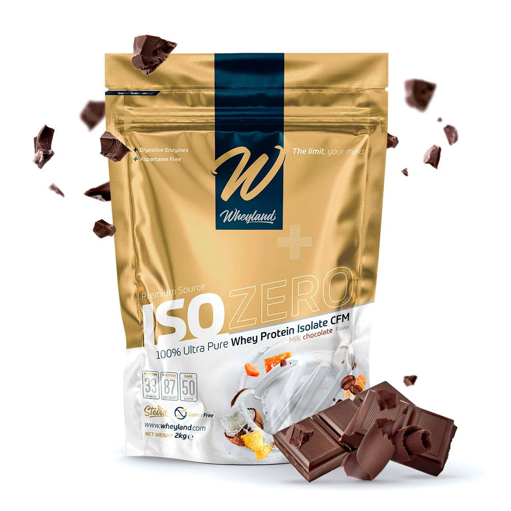 WheyLand ISOZERO 100 ultra pure whey protein isolate CFM milk chocolate 2000 g | 30 g per serving