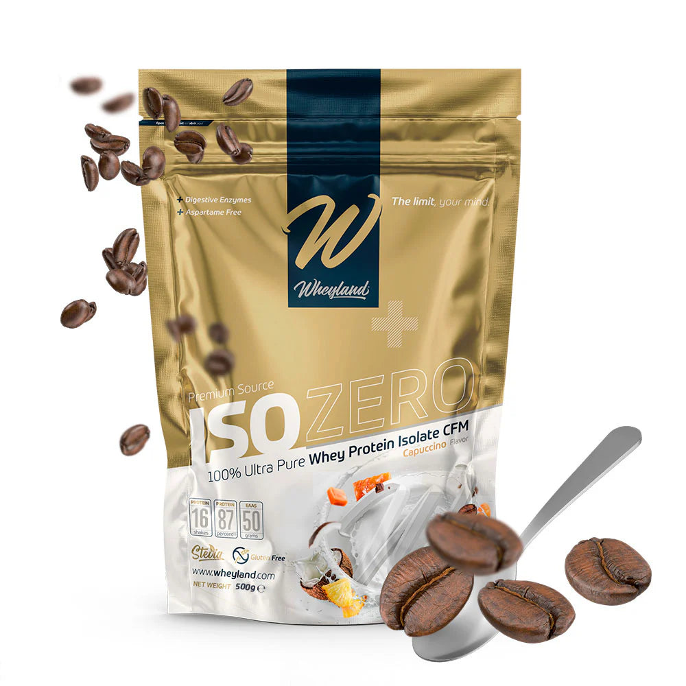 WheyLand IsoZero 100 Ultra Pure Whey Protein Isolate CFM Cappuccino 500g (16 Μερίδες)