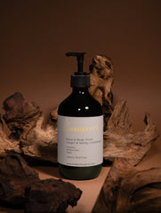 Selfnamed Ginger & Smoky Cardamom Hand and Body Wash with natural ingredients and refreshing scent.