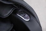 VIKING FITNESS A-310 massage chair in brown with detailed view of the sleek, cushioned seating and control panel.