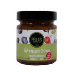 Pella's Delicacies Fig Spread jar, 225g, featuring a glass container with fresh fig spread and PELLA'S branding on the label.