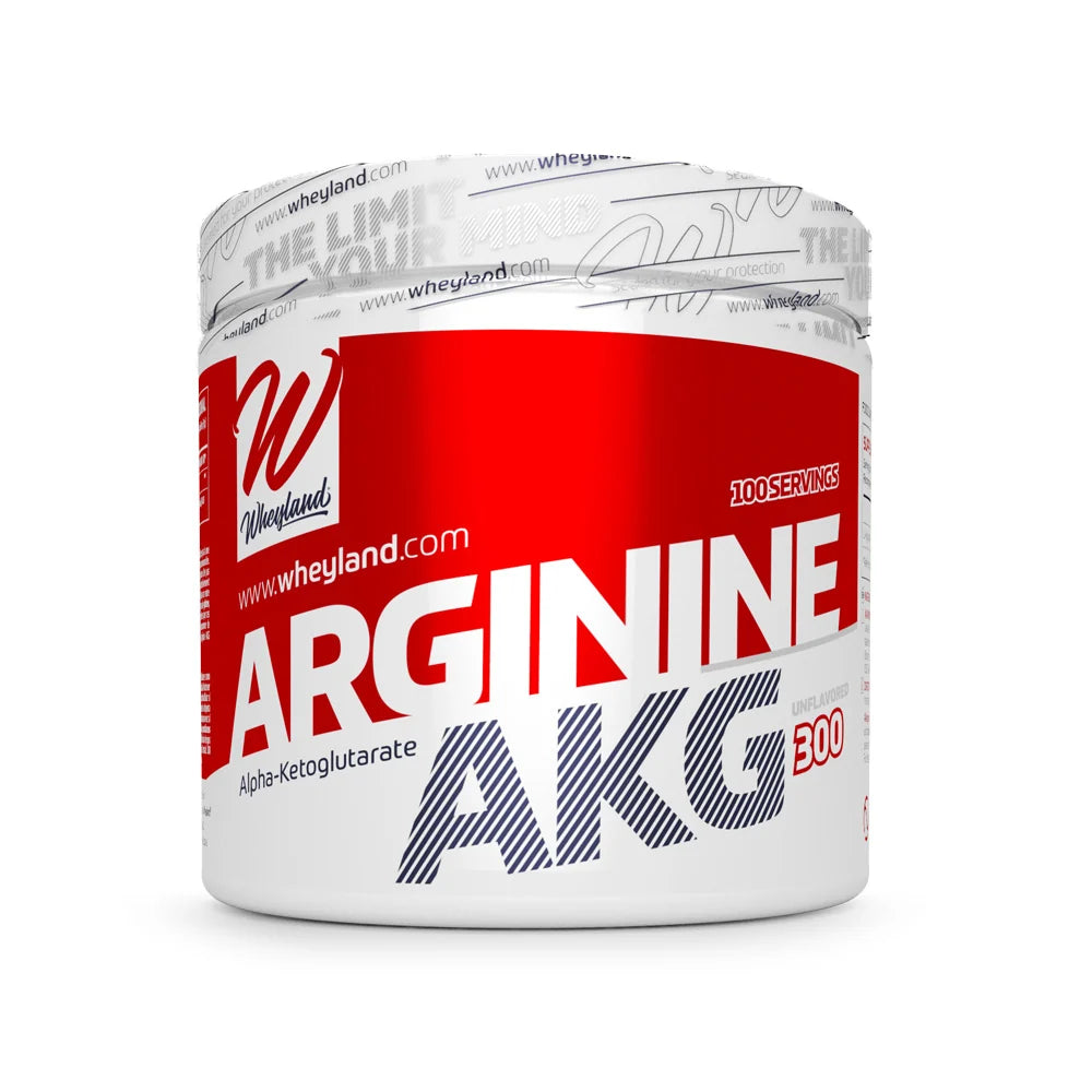 WheyLand Αργινίνη AKG (Άλφα Κετογλουταρικό) Χωρίς Γεύση 300g (100 Μερίδες)