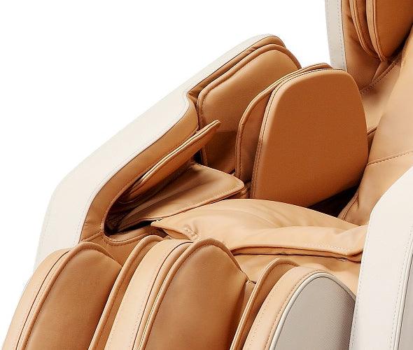 VIKING FITNESS A-310 brown massage chair arm massage feature with padded armrests and ergonomic design.