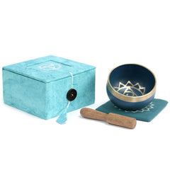 AW Gifts, Chakra Singing Bowl - Throat - GREEN LIFE CYPRUS