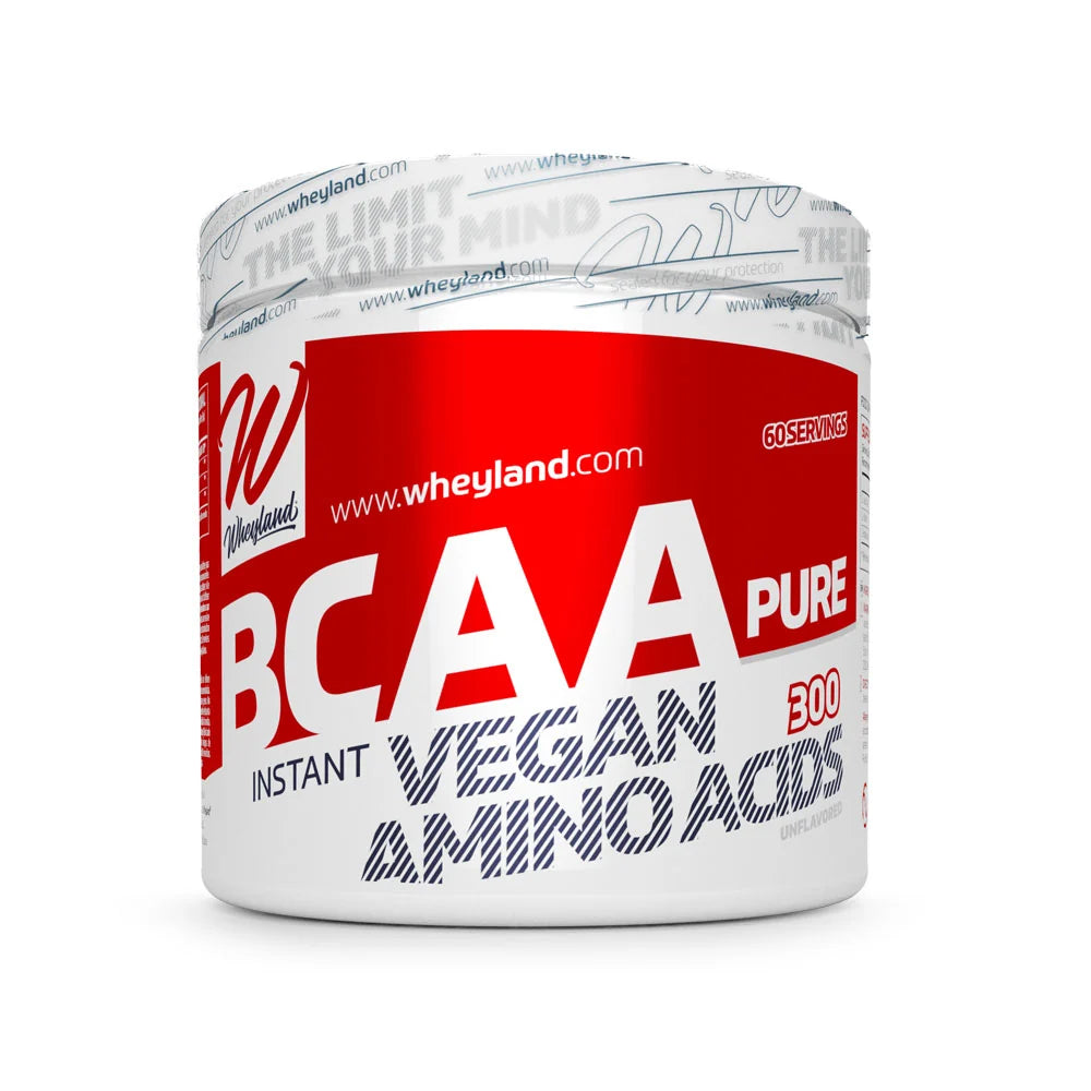 Wheyland BCAA Instant Vegan Amino Acids 300 g | 5 g Per Serving | 60 Servings