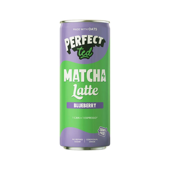 PerfectTed, Μάτσα Λάτε Βρώμης Γεύσης ΜΠΛΟΥΜΠΕΡΙ Τελετουργικής Ποιότητας, 250ml