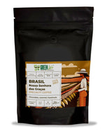 Brazil Nossa Senhora das Graças Green Life Specialty Coffee 250g by LA TOSTERIA, showing a fresh green coffee bean bag.