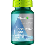 Bottle of Adams Supplements Coenzyme Q10 100mg capsules, dietary supplement for energy and heart health, 90 count.