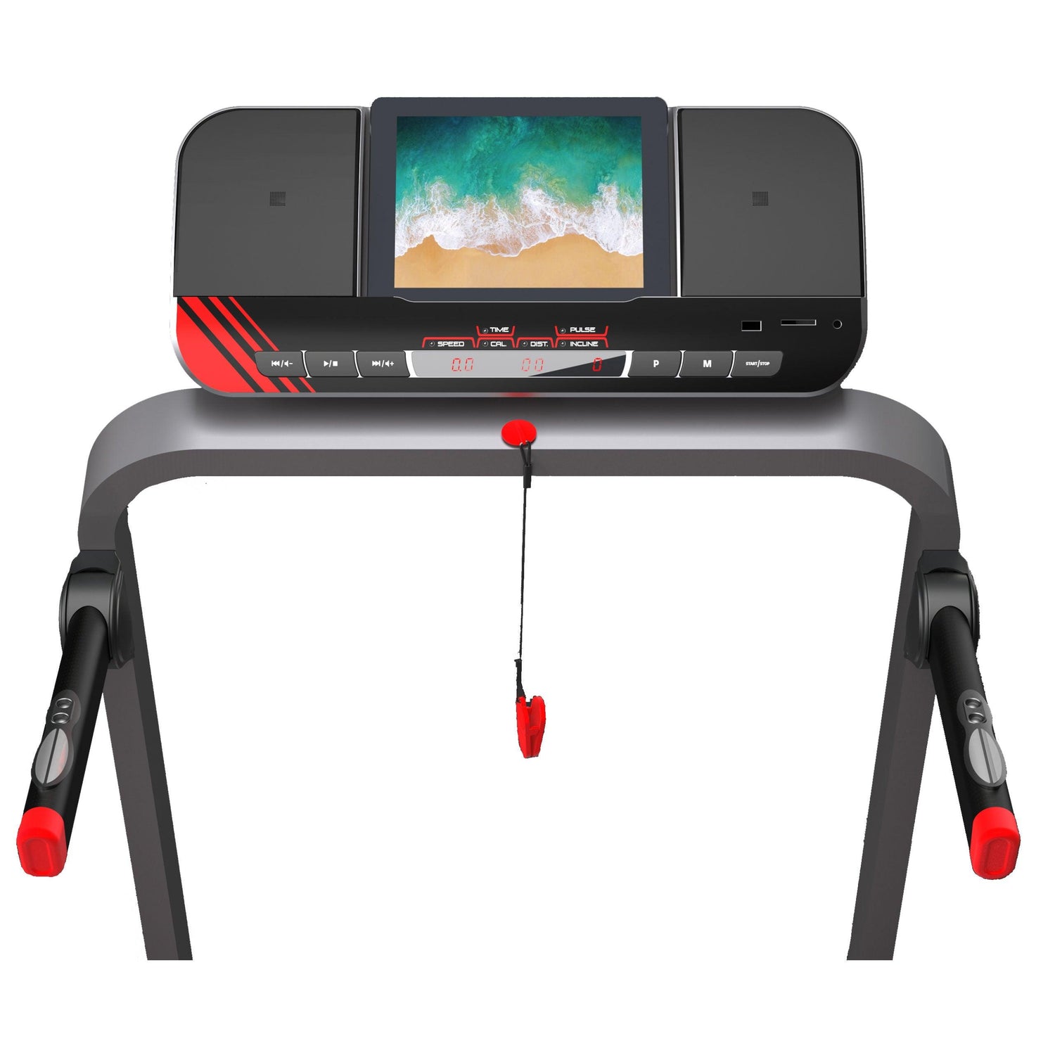 VIKING FITNESS RunSmart Electric Treadmill console with digital display and control buttons for running and walking workouts.