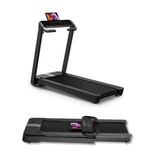 VIKING FITNESS D-50 electric treadmill with digital display and running belt, suitable for home cardio workouts.