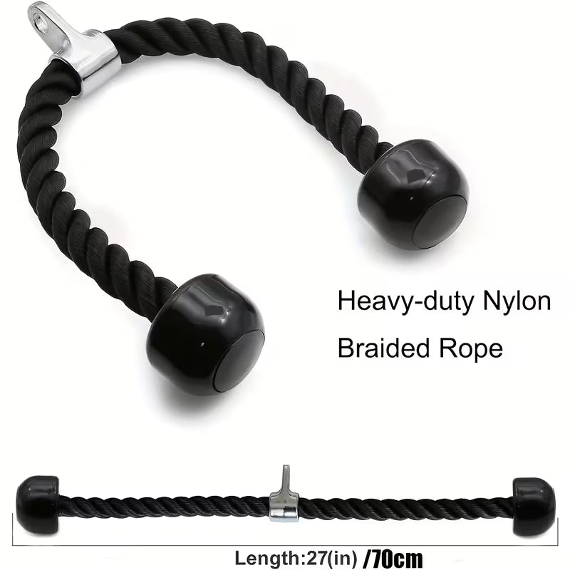 PowerPulse Pro dual-grip arm training rope by TEMU, showing thick, textured handles and durable rope for strength exercises.