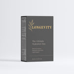 SELNAMED Longevity Hydration Duo with skincare bottles, featuring hydrating and anti-aging products in sleek packaging.