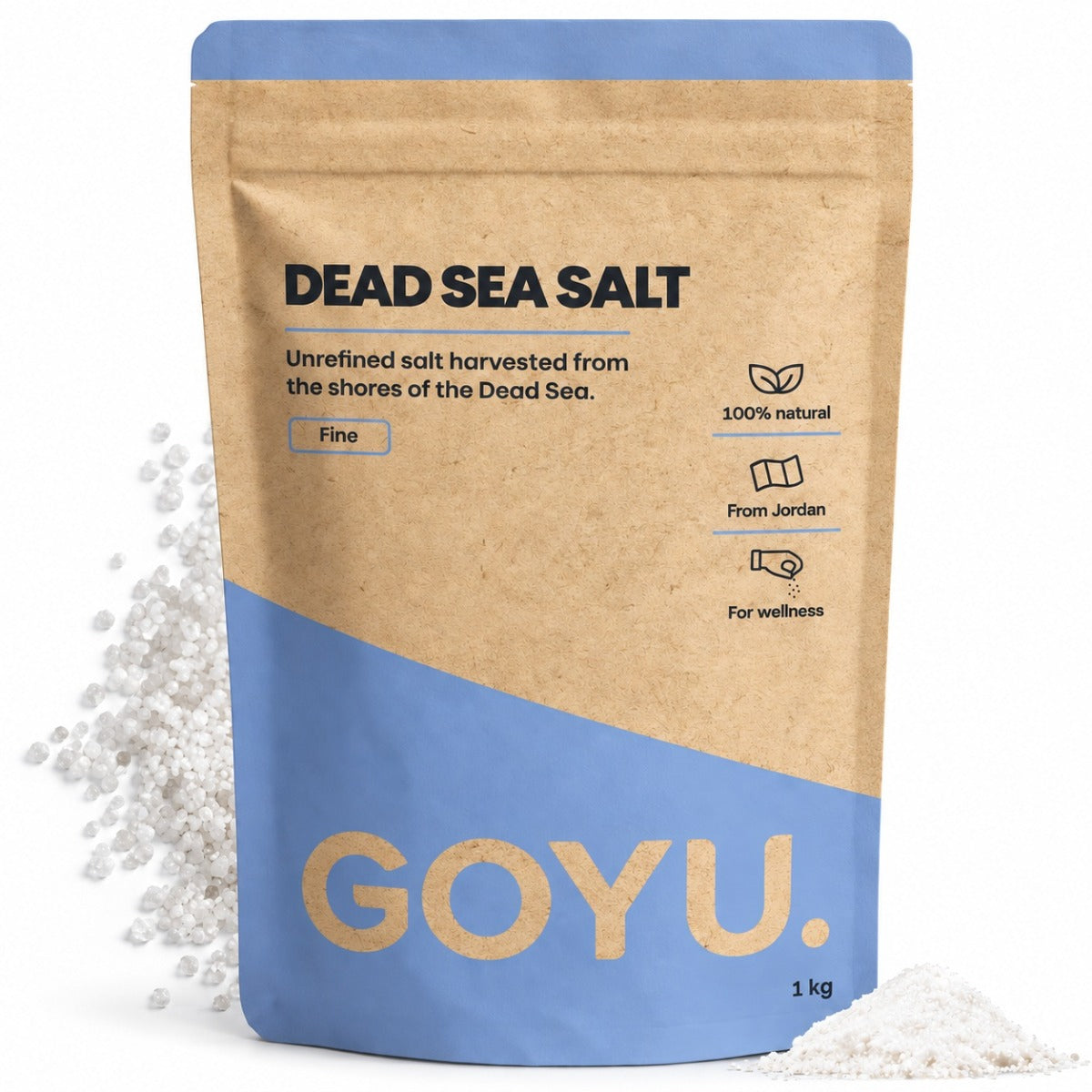 GOYU, Dead Sea Salt, 800gr (Fine)