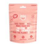 IMBY Skin & Coat dog supplement in 100g package, showing the product packaging and label for healthy skin and shiny coat.