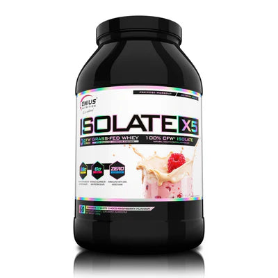 ISOLATE-X5 2000g/60serv, Genius Nutrition,( ΓΕΥΣΗ ΛΕΥΚΗ ΣΟΚΟΛΑΤΑ-ΣΜΕΟΥΡΟ)