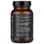 Organic Lion's Mane Mushroom Extract Powder by Kiki Health in a 50g container, showing the supplement's packaging and powder inside.
