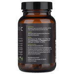 Organic Reishi Mushroom Extract Powder by Herbalistas, 50g supplement in a resealable bag with earthy packaging.