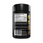 Liposomal Quercetin supplement by Purovitalis in 60 vegan capsules, showing the front of the bottle with capsules inside.